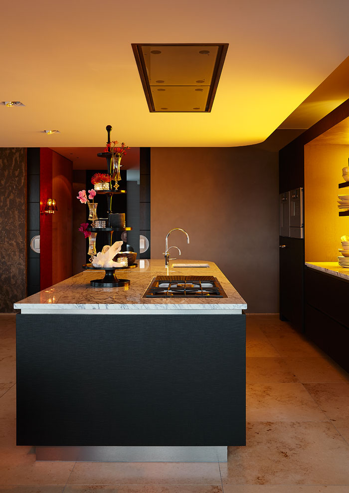 PANORAMIC PENTHOUSE The Hague walk in kitchen sink- architect Osiris Hertman